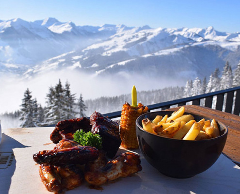 Montana Royal Alpin Club Spanferkel, Montana Royal Alpin Club. Gipfelstation Kohlmaisbahn Saalbach Salzburger Land