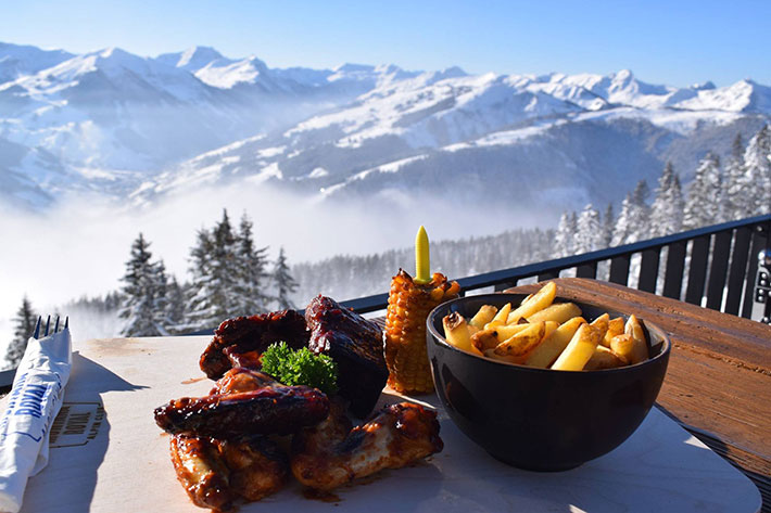 Montana Royal Alpin Club Spanferkel, Montana Royal Alpin Club. Gipfelstation Kohlmaisbahn Saalbach Salzburger Land